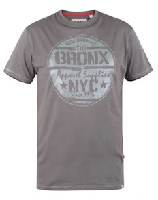 D555 Margate The Bronx Circle Print T-Shirt Khaki
